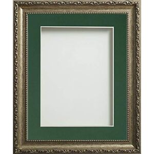 Frame Company Brompton Bronze 10x8 inch Frame With Bottle Green Mount for Image 8x6 inch *Choice of sizes* Fitted with Real Glass Frame Company Brompton Bronze 10x8 inch Frame With Bottle Green Mount for Image 8x6 inch *Choice of sizes* Fitted with Real Glass