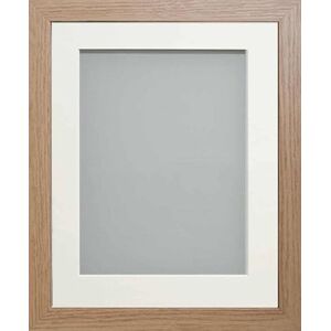 Frame Company Allington Beech Photo Frame with Off-White Mount, 8x6 for 5x3 inch, fitted with perspex Frame Company Allington Beech Photo Frame with Off-White Mount, 8x6 for 5x3 inch, fitted with perspex