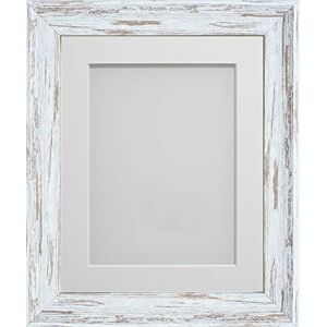 Frame Company Lynton Driftwood Photo Frame with White Mount, 14x11 for 12x8 inch, fitted with perspex Frame Company Lynton Driftwood Photo Frame with White Mount, 14x11 for 12x8 inch, fitted with perspex