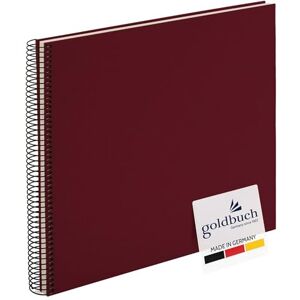 Goldbuch Bella Vista 25 374 Spiral Photo Album 35 x 30 x 1.5 cm Spiral Diameter 2.8 cm, Photo Album, 40 White Pages, Linen Memory Album, Photo Book for Pictures and Photos for Gluing, Bordeaux Goldbuch Bella Vista 25 374 Spiral Photo Album 35 x 30 x 1.5 cm Spiral Diameter 2.8 cm, Photo Album, 40 White Pages, Linen Memory Album, Photo Book for Pictures and Photos for Gluing, Bordeaux
