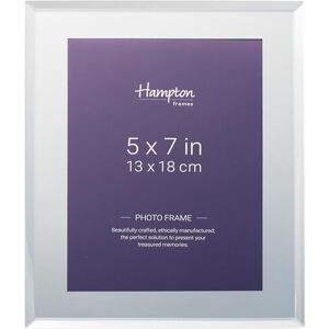 Hampton Frames REFLECT 5x7 (13x18cm) Silver Mirror Photo Frame Glass REF57SM Hampton Frames REFLECT 5x7 (13x18cm) Silver Mirror Photo Frame Glass REF57SM