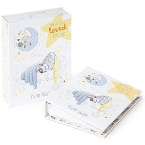 Me To You Tiny Tatty Teddy Baby Photo Album in a Gift Box Official Collection,6 x 4", Holds 160 Photos, Silver Me To You Tiny Tatty Teddy Baby Photo Album in a Gift Box Official Collection,6 x 4", Holds 160 Photos, Silver