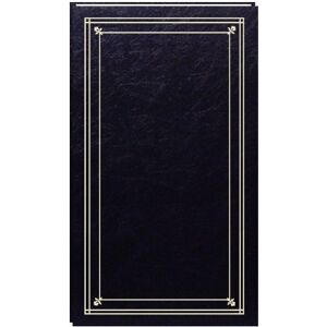 Pioneer 204-Pocket Post Bound Slim Line Leatherette Cover Photo Album for 4 by 6-Inch Prints, Black Pioneer 204-Pocket Post Bound Slim Line Leatherette Cover Photo Album for 4 by 6-Inch Prints, Black