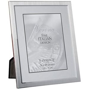 Lawrence Frames Brushed Metal Picture Frame, 8x10,Silver (Packaging may vary) Lawrence Frames Brushed Metal Picture Frame, 8x10,Silver (Packaging may vary)