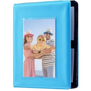 Zink 2x3 Mini Photo Album 64-Pocket w/Transparent Window Cover for 2”x3” Zero Ink Photo Paper (Blue) Compatible w/Kodak, Lifeprint, Polaroid, HP, Canon, Fujifilm 2x3" photos Zink 2x3 Mini Photo Album 64-Pocket w/Transparent Window Cover for 2”x3” Zero Ink Photo Paper (Blue) Compatible w/Kodak, Lifeprint, Polaroid, HP, Canon, Fujifilm 2x3" photos