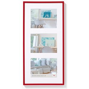 walther design Picture Frame Red 3X 15x20 cm Gallery with PassepArtout, New Lifestyle Plastic Frame KV320R walther design Picture Frame Red 3X 15x20 cm Gallery with PassepArtout, New Lifestyle Plastic Frame KV320R