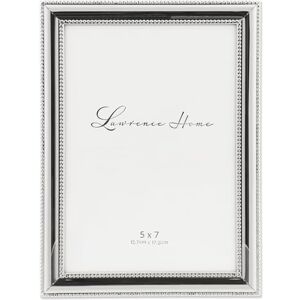 Lawrence Frames 510757 Metal Picture Frame Silver-Plate with Delicate Beading, 5 by 7-Inch Lawrence Frames 510757 Metal Picture Frame Silver-Plate with Delicate Beading, 5 by 7-Inch
