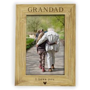 eBuyGB Grandad I Love You Gift, Wooden Photo Frame, Father’s Day Gift for Grandad, Grandparent Frame, Grandad Birthday, 4x6 eBuyGB Grandad I Love You Gift, Wooden Photo Frame, Father’s Day Gift for Grandad, Grandparent Frame, Grandad Birthday, 4x6