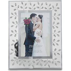 Pavilion Gift Company Glorious Occasions Tree Branch White Crystal Wedding Picture Frame, 4" x 6", Silver Pavilion Gift Company Glorious Occasions Tree Branch White Crystal Wedding Picture Frame, 4" x 6", Silver