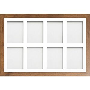Frame Company Watson Rustic Multi-Aperture Photo Frame with Mount, 30x20 for 8x6 (x8) * Choice of Frame Colour and Mount Design* NEW Frame Company Watson Rustic Multi-Aperture Photo Frame with Mount, 30x20 for 8x6 (x8) * Choice of Frame Colour and Mount Design* NEW