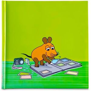 Hama Jumbo Photo Album "DieMaus" 30 x 30 cm (Photo Book with 80 White Pages, Album for 320 Photos to Design Yourself and Glue, Sendung mit der Maus, for Children's Photos, Baby Album) Green Hama Jumbo Photo Album "DieMaus" 30 x 30 cm (Photo Book with 80 White Pages, Album for 320 Photos to Design Yourself and Glue, Sendung mit der Maus, for Children's Photos, Baby Album) Green