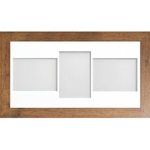 Frame Company Watson Rustic Multi-Aperture Photo Frame with Mount, 20x10 for 7x5 (x3 LPL) * Choice of Frame Colour and Mount Design* NEW Frame Company Watson Rustic Multi-Aperture Photo Frame with Mount, 20x10 for 7x5 (x3 LPL) * Choice of Frame Colour and Mount Design* NEW