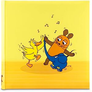 Hama Jumbo Photo Album "DieMaus" 30 x 30 cm (Photo Book with 80 White Pages, Album for 320 Photos to Design and Glue, Sendung mit der Maus, for Children's Photos, Baby Album) Yellow Hama Jumbo Photo Album "DieMaus" 30 x 30 cm (Photo Book with 80 White Pages, Album for 320 Photos to Design and Glue, Sendung mit der Maus, for Children's Photos, Baby Album) Yellow