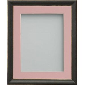 Frame Company Darcy Black Picture Photo Frames with Pink Mount, A2 for A3 *Choice of Colours* Fitted with Perspex Frame Company Darcy Black Picture Photo Frames with Pink Mount, A2 for A3 *Choice of Colours* Fitted with Perspex