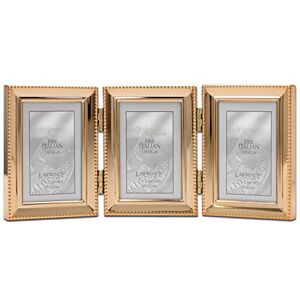Lawrence Frames Bead Border Design, 2.5x3.5 Triple, Gold Lawrence Frames Bead Border Design, 2.5x3.5 Triple, Gold