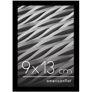 Americanflat Frame 9 x 13 cm Black – Photo Frame with Thin Edge and Shock Resistant Glass Panel – Integrated Hooks and Easel for Walls and Shelves – Horizontal or Vertical Americanflat Frame 9 x 13 cm Black – Photo Frame with Thin Edge and Shock Resistant Glass Panel – Integrated Hooks and Easel for Walls and Shelves – Horizontal or Vertical