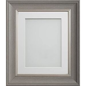 Frame Company Drummond Range Gunmetal Grey 20x16 inch Picture Photo Frame with White Mount for Image 16x12 inch * Choice of Sizes* Fitted with Real Glass Frame Company Drummond Range Gunmetal Grey 20x16 inch Picture Photo Frame with White Mount for Image 16x12 inch * Choice of Sizes* Fitted with Real Glass