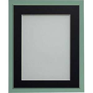 Frame Company Drayton Range 14x11-inch Green Picture Photo Frame with Black Mount For Image Size 10x8-inch Frame Company Drayton Range 14x11-inch Green Picture Photo Frame with Black Mount For Image Size 10x8-inch