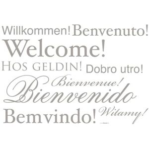 KOMAR Welcome Wall Decal - 50x70cm - bunt KOMAR Welcome Wall Decal - 50x70cm - bunt