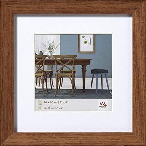 walther design Picture Frame Dark Oak 30 x 30 cm with PassepArtout, Fiorito Wooden Frame EF330P walther design Picture Frame Dark Oak 30 x 30 cm with PassepArtout, Fiorito Wooden Frame EF330P