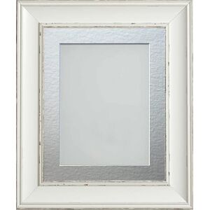 Frame Company Brooke Antique White Photo Frame, Silver Mount, 14x11 for A4 (11.75x8.25 inch, fitted with perspex) Frame Company Brooke Antique White Photo Frame, Silver Mount, 14x11 for A4 (11.75x8.25 inch, fitted with perspex)