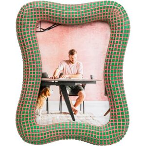 KARE Design Picture Frame Wavy, Green, Modern, Decorative Home Accessories, Gift Idea, Room Decor, for Home Office, Living Room, Bedroom, Hallway, kitchen, 23 x 18 x 2 cm (H/W/D) KARE Design Picture Frame Wavy, Green, Modern, Decorative Home Accessories, Gift Idea, Room Decor, for Home Office, Living Room, Bedroom, Hallway, kitchen, 23 x 18 x 2 cm (H/W/D)