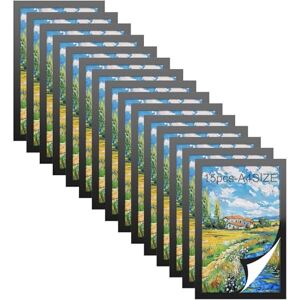 Woobroo 15 Pack A4 Magnetic Photo Frames, PVC Certificate Frames for Displaying Documents, Posters, Prints and Pictures on Wall or Tabletop Woobroo 15 Pack A4 Magnetic Photo Frames, PVC Certificate Frames for Displaying Documents, Posters, Prints and Pictures on Wall or Tabletop
