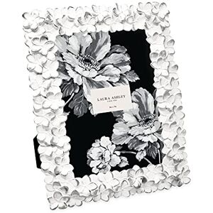 Laura Ashley 5x7 White & Silver Flower Textured Hand-Crafted Resin Picture Frame w/Easel & Hook for Tabletop & Wall Display, Decorative Floral Design Home Décor, Photo Gallery, Art (5x7, White/Silver) Laura Ashley 5x7 White & Silver Flower Textured Hand-Crafted Resin Picture Frame w/Easel & Hook for Tabletop & Wall Display, Decorative Floral Design Home Décor, Photo Gallery, Art (5x7, White/Silver)