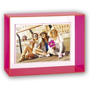 Zep Photo Frame, Plastic, Neon Pink Zep Photo Frame, Plastic, Neon Pink
