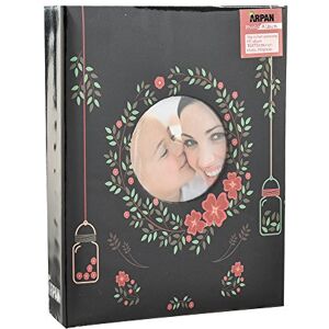 ARPAN Fashion Design 200 Holds Photo album for 4"X6" Photo with Window (BLACK FLORAL) ARPAN Fashion Design 200 Holds Photo album for 4"X6" Photo with Window (BLACK FLORAL)