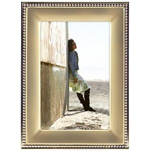 Malden International Designs 5295-46 Classic Gold Metal With Silver Beads 2-Tone Picture Frame, 4x6, Gold Malden International Designs 5295-46 Classic Gold Metal With Silver Beads 2-Tone Picture Frame, 4x6, Gold