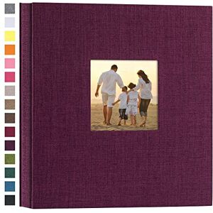 potricher Linen Hardcover Photo Album 4x6 600 Photos Large Capacity for Family Wedding Anniversary Baby Vacation (Purple, 600 Pockets) potricher Linen Hardcover Photo Album 4x6 600 Photos Large Capacity for Family Wedding Anniversary Baby Vacation (Purple, 600 Pockets)
