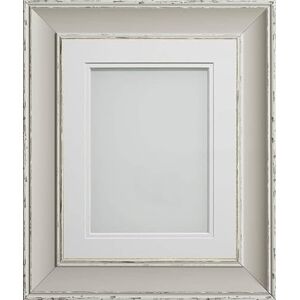 Frame Company Brooke Moonstone Grey Photo Frame, Double White Mount, 14x11 for A4 (11.75x8.25 inch, fitted with perspex) Frame Company Brooke Moonstone Grey Photo Frame, Double White Mount, 14x11 for A4 (11.75x8.25 inch, fitted with perspex)