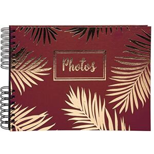 Exacompta Ref 16208E Palma Casebound Photo Album 250 x 250mm in Size, 30 Black Card Pages, Holds Up To 60 Photos Suitable for Scrapbooking Red Embossed Cover Exacompta Ref 16208E Palma Casebound Photo Album 250 x 250mm in Size, 30 Black Card Pages, Holds Up To 60 Photos Suitable for Scrapbooking Red Embossed Cover