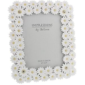 Impressions by Juliana Impressions White Resin Chrysanthemum Photo Frame 6" x 8 Impressions by Juliana Impressions White Resin Chrysanthemum Photo Frame 6" x 8