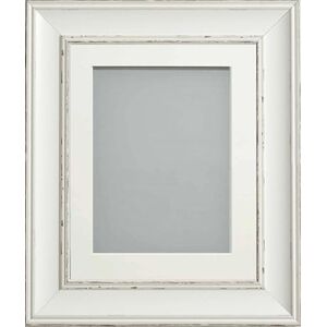 Frame Company Brooke Antique White Photo Frame, Off-White Mount, 14x11 for A4 (11.75x8.25 inch, fitted with perspex) Frame Company Brooke Antique White Photo Frame, Off-White Mount, 14x11 for A4 (11.75x8.25 inch, fitted with perspex)