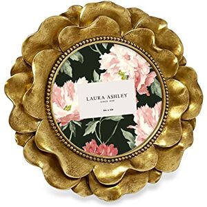 Laura Ashley 4x4 Gold Round Resin Ornate Flower Design Picture Frame with Beaded Border, for Tabletop and Wall Display, Floral Home D cor (Gold) Laura Ashley 4x4 Gold Round Resin Ornate Flower Design Picture Frame with Beaded Border, for Tabletop and Wall Display, Floral Home D cor (Gold)