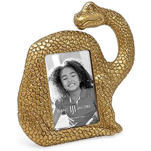 Isaac Jacobs 2" x 3" Resin Dinosaur Picture Frame, Vertical Keepsake Photo Frame with Easel and Hanging Tabs for Tabletop, Desktop & Wall Display (Brontosaurus, Gold) Isaac Jacobs 2" x 3" Resin Dinosaur Picture Frame, Vertical Keepsake Photo Frame with Easel and Hanging Tabs for Tabletop, Desktop & Wall Display (Brontosaurus, Gold)
