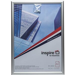 Hampton Frames SNAP Poster Certificate Photo Display Frame SNAPA2S A2 Size 42x59cm, Silver, Non-Glass Front Loading, Break Resistant Easy Change, Secure Wall Mount Hampton Frames SNAP Poster Certificate Photo Display Frame SNAPA2S A2 Size 42x59cm, Silver, Non-Glass Front Loading, Break Resistant Easy Change, Secure Wall Mount