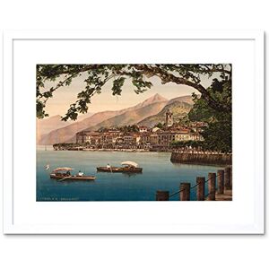 Wee Blue Coo Photo Bellagio General Lake Como Landscape Boats Picture Framed Wall Art Print Wee Blue Coo Photo Bellagio General Lake Como Landscape Boats Picture Framed Wall Art Print
