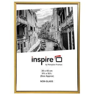 Hampton Frames EASYLOADER Picture Frame 30x40cm Gold, Acrylic Non-Glass, Plastic Foil Wrapped Wall Mount, Portrait or Landscape Display for Posters and Photos Hampton Frames EASYLOADER Picture Frame 30x40cm Gold, Acrylic Non-Glass, Plastic Foil Wrapped Wall Mount, Portrait or Landscape Display for Posters and Photos