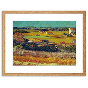 Wee Blue Coo PAINTING VAN GOGH HARVEST ARLES OLD MASTER FRAMED PICTURE ART PRINT F97X9679 Wee Blue Coo PAINTING VAN GOGH HARVEST ARLES OLD MASTER FRAMED PICTURE ART PRINT F97X9679