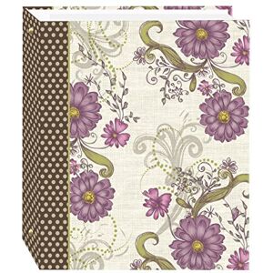 Pioneer Magnetic Self-Stick 3-Ring Photo Album 100 Pages (50 Sheets), Berry Blossoms Design, Medium Pioneer Magnetic Self-Stick 3-Ring Photo Album 100 Pages (50 Sheets), Berry Blossoms Design, Medium