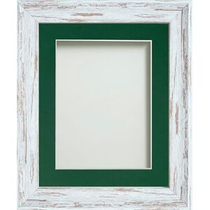 Frame Company Lynton Driftwood Photo Frame with Bottle Green Mount, 14x11 for 12x8 inch, fitted with perspex Frame Company Lynton Driftwood Photo Frame with Bottle Green Mount, 14x11 for 12x8 inch, fitted with perspex