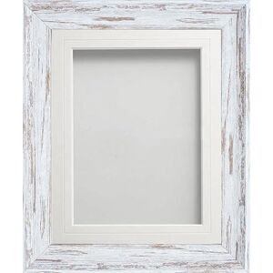 Frame Company Lynton Driftwood Photo Frame with White V-Groove Mount, 16x12 for 12x10 inch, fitted with perspex Frame Company Lynton Driftwood Photo Frame with White V-Groove Mount, 16x12 for 12x10 inch, fitted with perspex