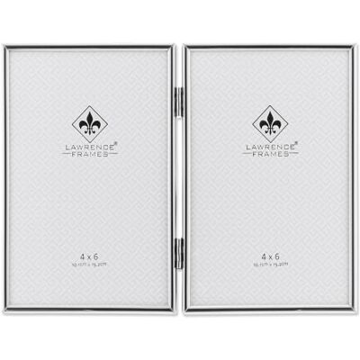 Lawrence Frames 650046D Silver Photo Frame - 2 Photos - Photo Frame Lawrence Frames 650046D Silver Photo Frame - 2 Photos - Photo Frame