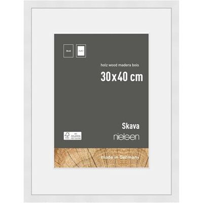 Nielsen Skava 6330101 Wooden Frame - 30x40cm White Nielsen Skava 6330101 Wooden Frame - 30x40cm White