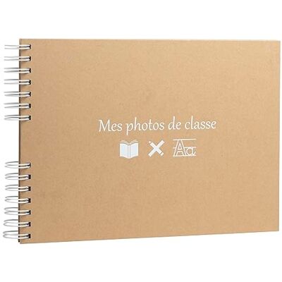 Exacompta Spiral Photo Album - 50 Pages, Kraft Cover Exacompta Spiral Photo Album - 50 Pages, Kraft Cover