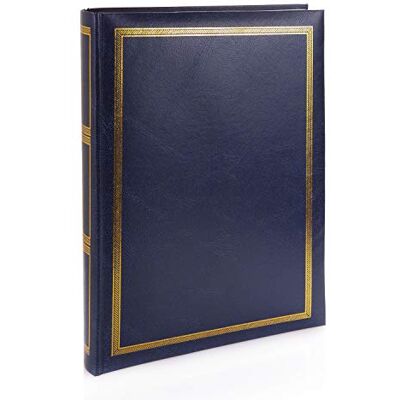 Kenro Sonata Series Navy Blue Faux Leather Photo Album with 50 Self Adhesive Pages Fits 200 Photos 6x4 inch/10x15cm NR101UE Kenro Sonata Series Navy Blue Faux Leather Photo Album with 50 Self Adhesive Pages Fits 200 Photos 6x4 inch/10x15cm NR101UE