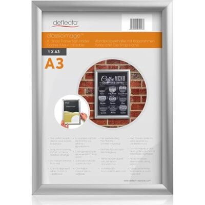 Archivo 2000 Counter Display - Silver A3 Frame Archivo 2000 Counter Display - Silver A3 Frame